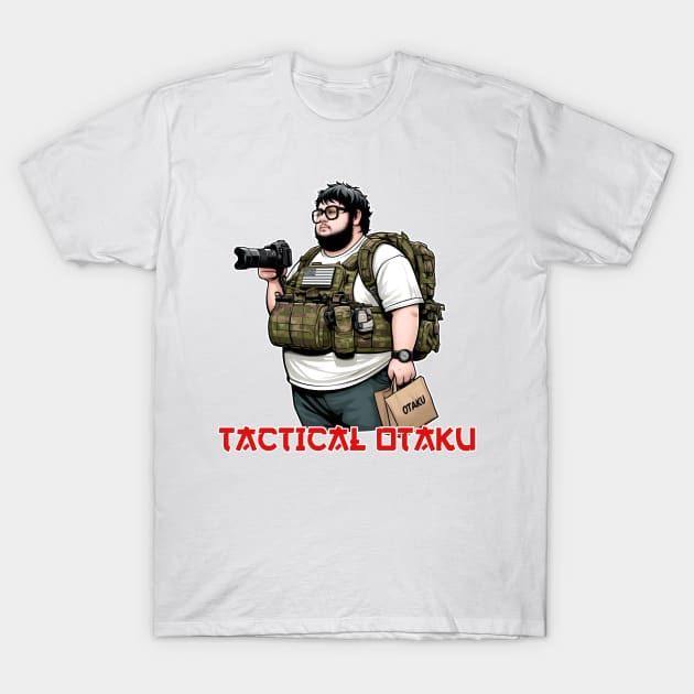 Tactical Otaku T-Shirt by Rawlifegraphic